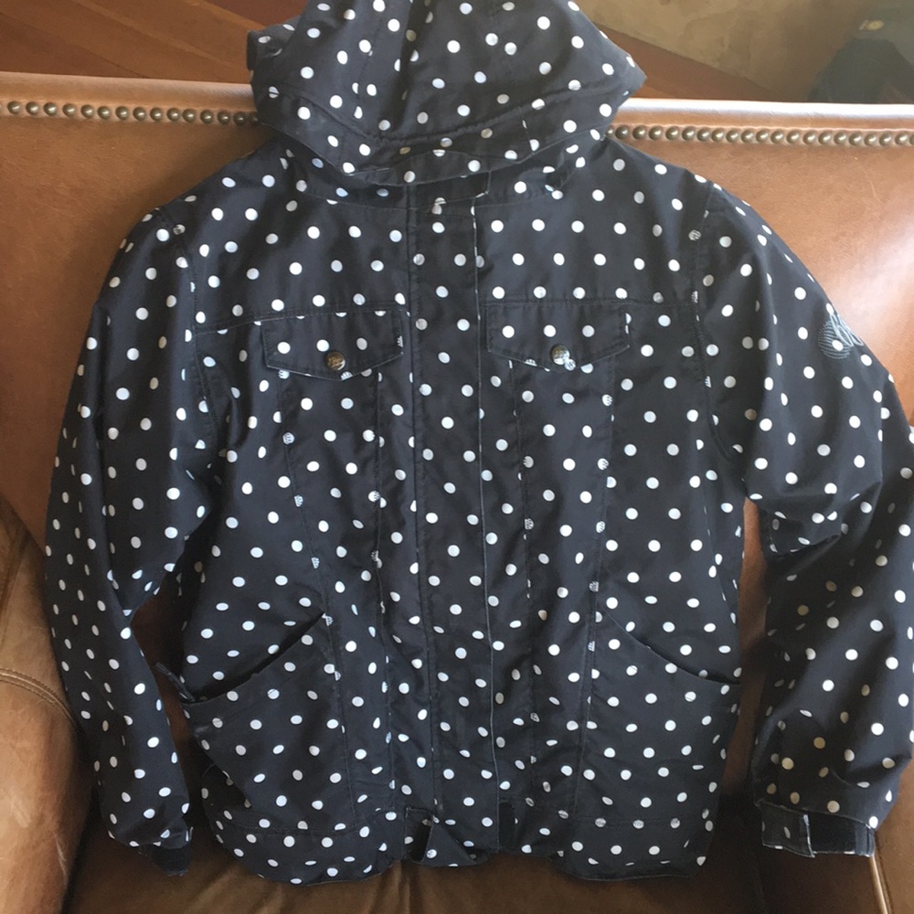 Girls Polka Dot Ski Coat